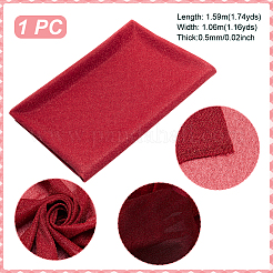 ペット用グリッターパウダー入りポリエステル生地  DIY工芸品  レッド  1590x1060x0.5mm&nbsp;AJEW-WH0314-706B