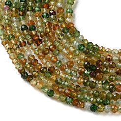 Natural Yellow Green Tourmaline Beads Strands&nbsp;G-Z150-A02-2mm-A