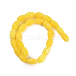 Synthetic Coral Carved Beads Strands&nbsp;CORA-M001-21B