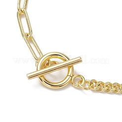 Brass Heart Link Bracelets&nbsp;BJEW-JB10394