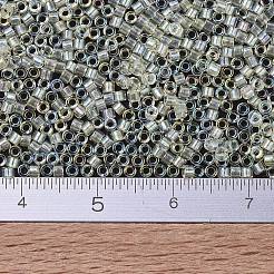 MIYUKIデリカビーズ  シリンダー  日本製シードビーズ  11/0  （db1676)パール裏地透明淡黄色ab  1.3x1.6mm  穴：0.8mm  約20000個/袋  100 G /袋&nbsp;SEED-J020-DB1676
