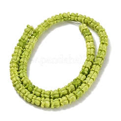 Synthetic Coral Carved Beads Strands&nbsp;BSHE-P034-03A
