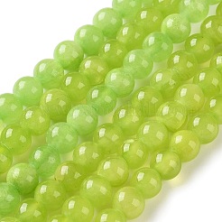 Natural Green Calcite Beads Strands&nbsp;GG-NH0008-A01-6mm-02