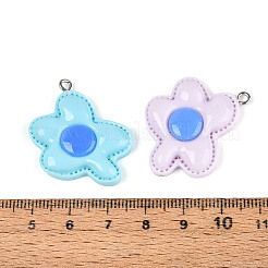 Opaque Resin Pendants&nbsp;RESI-T062-01M