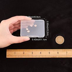 スターリングシルバーのイヤリング2組  ピアスバックキャッチ  ローズゴールド  6x7x1.5mm  穴：1.2mm  2組&nbsp;STER-CN0001-07A
