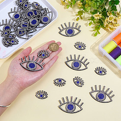 2 Styles Rhinestone Cloth Sticker&nbsp;AJEW-ME0001-16