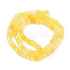 Natural Yellow Agate Beads Strands&nbsp;G-F797-A25-01