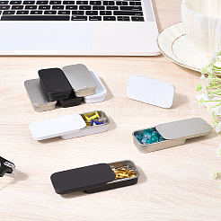 9Pcs 3 Colors Slide Top Tinplate Trinket Storage Boxes&nbsp;CON-CP0001-016B