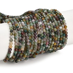 Natural Indian Agate Bead Strands&nbsp;G-A130-3mm-K12