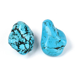 8Pcs Synthetic Turquoise Geode Cornucopia Mineral Specimen&nbsp;G-N347-16