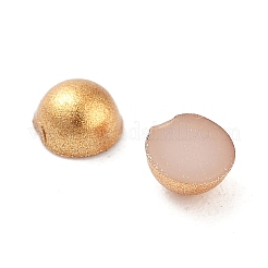 ABSプラスチック製カボション  模造パール  半円  ダークチソウ  3x1.5mm  約10000個/袋&nbsp;OACR-S012-3mm-Z58