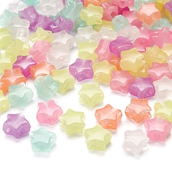 200Pcs Luminous Acrylic Beads&nbsp;TACR-YW0001-24