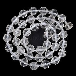 Natural Quartz Crystal Beads Strands&nbsp;G-O201B-103F