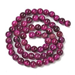 Grade AB Natural Tiger Eye Beads Strands&nbsp;G-B133-A02-6MM-05