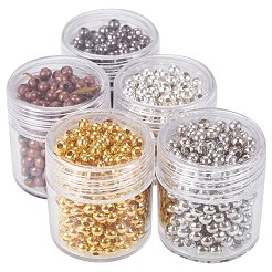 5 Box Iron Round Spacer Beads&nbsp;IFIN-X0001-03-B