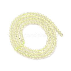 Natural Lemon Quartz(Heated) Beads Strands&nbsp;G-B142-A03-3mm