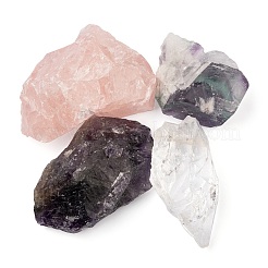 4Pcs 4 Style Rough Raw Natural Mixed Gemstone Beads&nbsp;G-FS0001-92