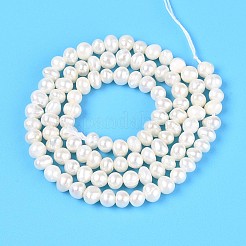 Natural Cultured Freshwater Pearl Beads Strands&nbsp;PEAR-T006-21