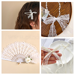 1 Roll Polyester Flower Lace Ribbon&nbsp;OCOR-CY0002-90
