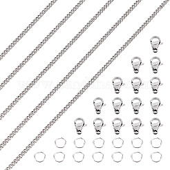 DIY Brass Twisted Chains Necklaces/Bracelets Making Kit&nbsp;DIY-TA0011-10