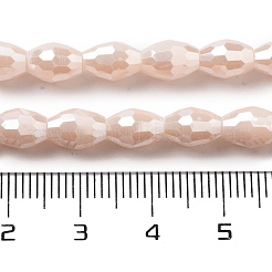 Electroplate Glass Beads Strands&nbsp;EGLA-A037-P6x8mm-B02