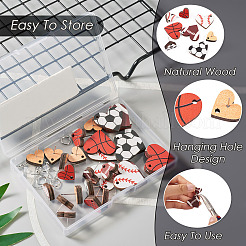 DIY Sport Theme Earring Making Kit&nbsp;DIY-TA0006-11