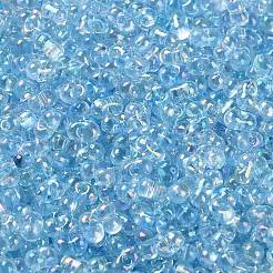 AB Color Plated Glass Seed Beads&nbsp;SEED-L011-06B-10