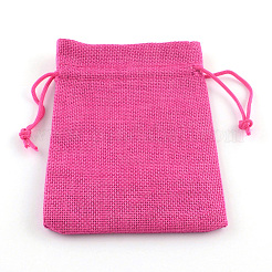 Burlap Packing Pouches Drawstring Bags&nbsp;ABAG-Q050-7x9-M