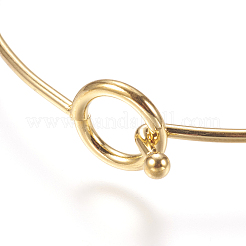 Ion Plating(IP) 304 Stainless Steel Bangle Making&nbsp;STAS-I081-02G