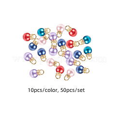 Acrylic Imitation Pearl Pendants&nbsp;IFIN-PH0023-63G
