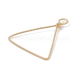 Copper Open Back Bezel Pendants&nbsp;PALLOY-JF01151-04