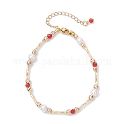 Dyed Natural Malaysia Jade Beaded Bracelets for Women&nbsp;BJEW-JB12028-01