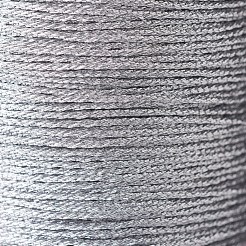メタリックコード  ジュエリー作りのための  銀  0.8mm  約27.34ヤード（25m）/ロール&nbsp;X-MCOR-CJC0001-03C