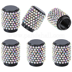 8Pcs Rubber Rhinestone Tire Valve Stem Caps&nbsp;FIND-GF0009-36B