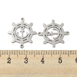Non-Tarnish 304 Stainless Steel Connector Charms&nbsp;STAS-P344-07P