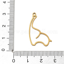 201 Stainless Steel Pendants&nbsp;SA-CBA0460-07G