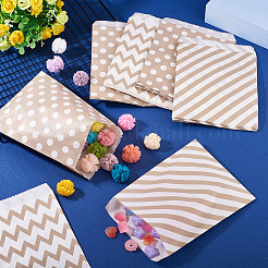 45Pcs 3 Styles Rectangle Kraft Paper Bags&nbsp;CARB-TA0001-14B