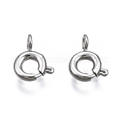 Tarnish Resistant 304 Stainless Steel Spring Ring Clasps&nbsp;STAS-S117-016A