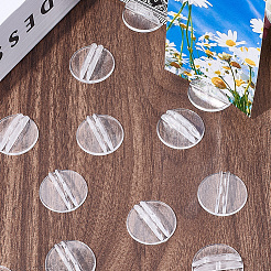 50Pcs Plastic Name Card Holders&nbsp;AJEW-CP0009-07