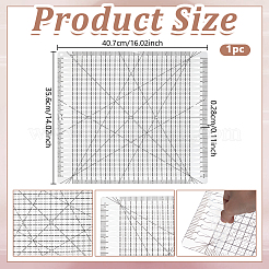 Transparent Acrylic Drawing Template Measuring Ruler&nbsp;TOOL-WH0039-63