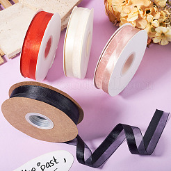ナイロンリボン  コスチュームアクセサリー  ちょう結び作り  レッド  1インチ（26mm）  約45.00ヤード（41.15m）/ロール&nbsp;OCOR-TAC0023-11D