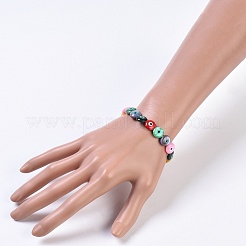 Freshwater Shell Stretch Bracelets&nbsp;BJEW-JB04365
