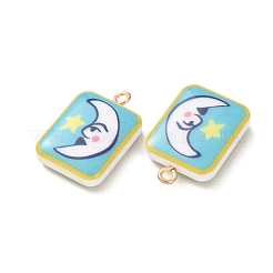 Printed Alloy with Acrylic Pendants&nbsp;AL-CBAE25B-02B-G