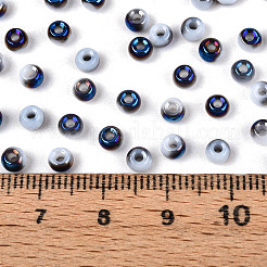 6/0 Half Plated Glass Beads&nbsp;SEED-N008-04D