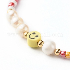 Glass Beads Stretch Bracelets&nbsp;BJEW-JB06414