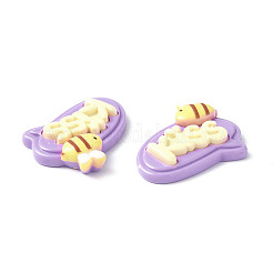 Opaque Resin Cabochons&nbsp;LS-CRES-P023-01D