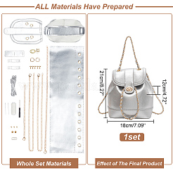DIY Sew on Women's Buckle Bag Making Kits&nbsp;DIY-WH0349-194B