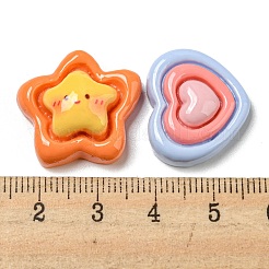 Opaque Resin Decoden Cabochons&nbsp;RESI-F052-B07