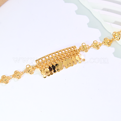 Vintage Rhombus Pattern Brass Link Bracelets&nbsp;KE7878