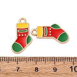 Christmas Alloy Enamel Pendants&nbsp;ENAM-K080-01F-G